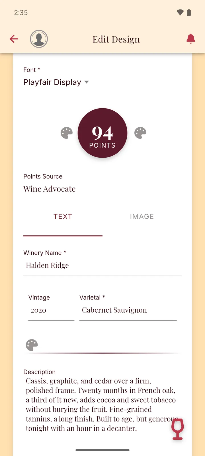Shelf Talker app — Autofill or type the details. That's it.