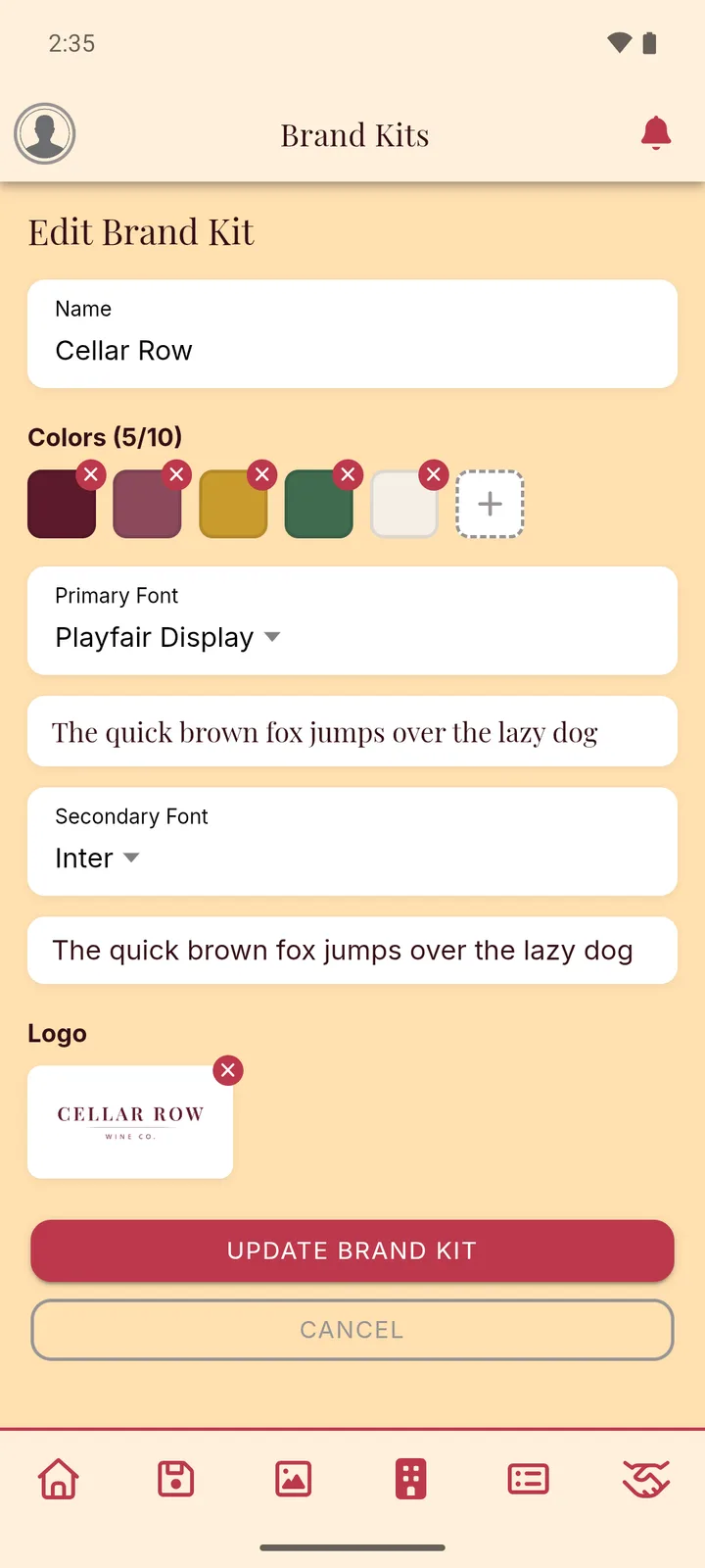 Shelf Talker app — Your shop's branding every time